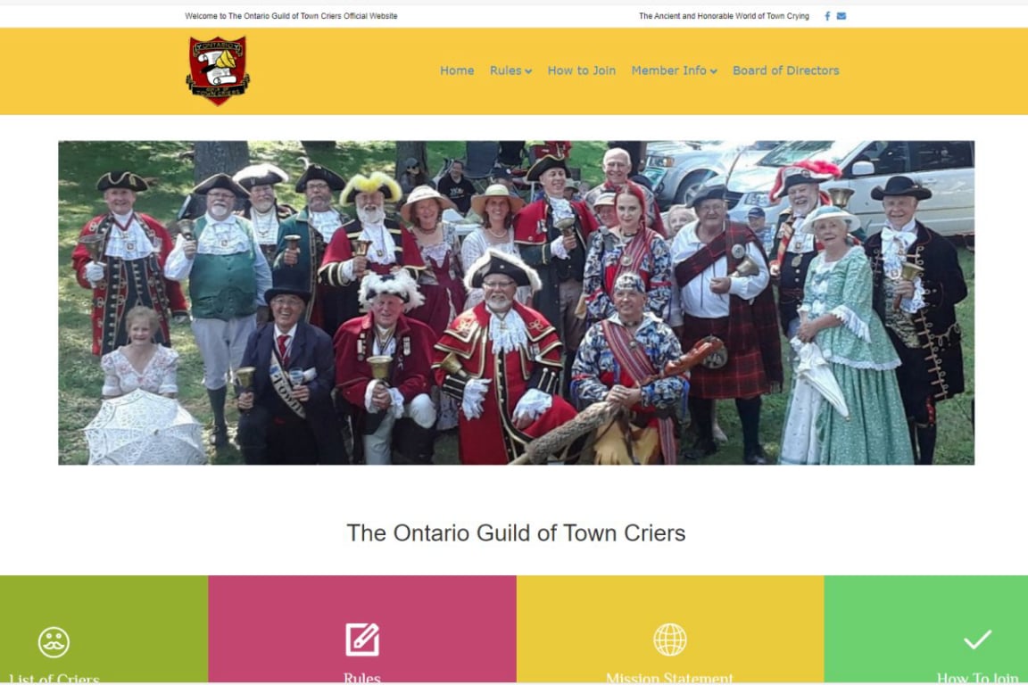 The Ontario Guild of Town Criers